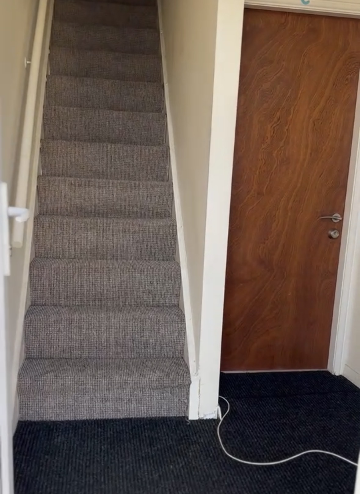 Clean staircase carpet after professional cleaning Bradford